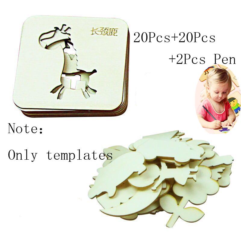 

42 шт. Креативные детские игрушки Рисование Раскрашивание Доска для поделок Детские каракули Обучающая живопись