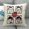 The Big Bang Theory Pillowcase Square Zipper Cotton Linen Pillow Cases Bedroom Home Office Decorative Pillowcase Wjy12.25