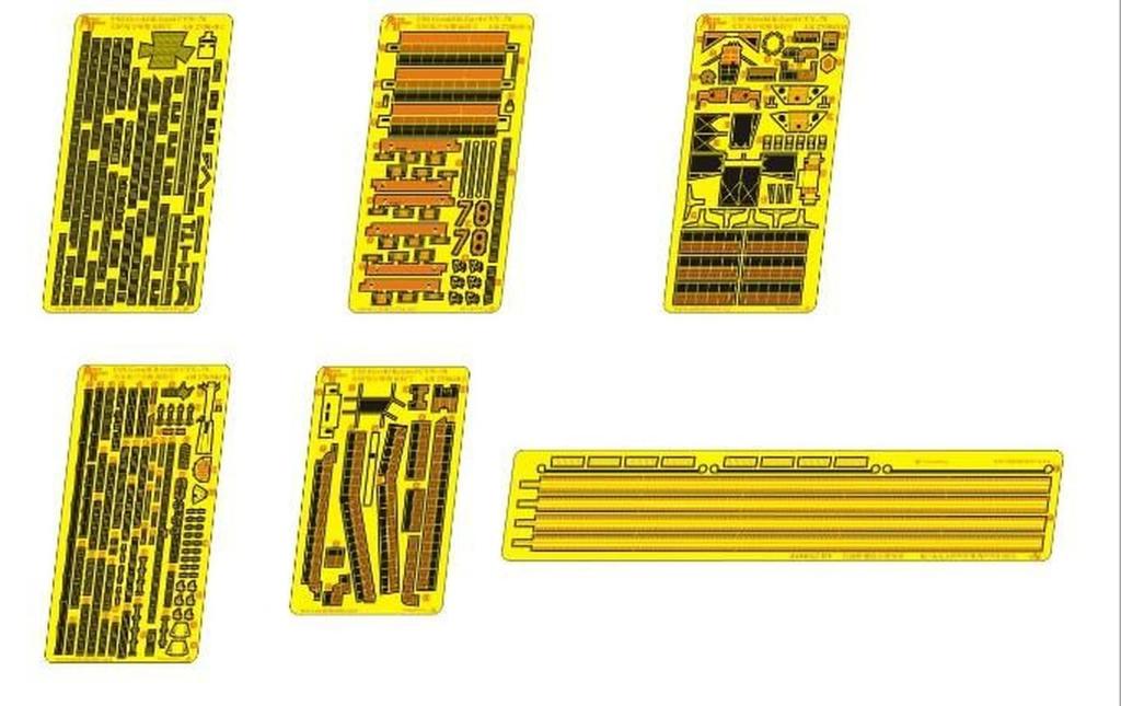 Artist Hobby American Aircraft Carrier Gerald Ford Basic Set Magic Plastic Model Parts AHLAH270040 1/700 R. (for Factory)