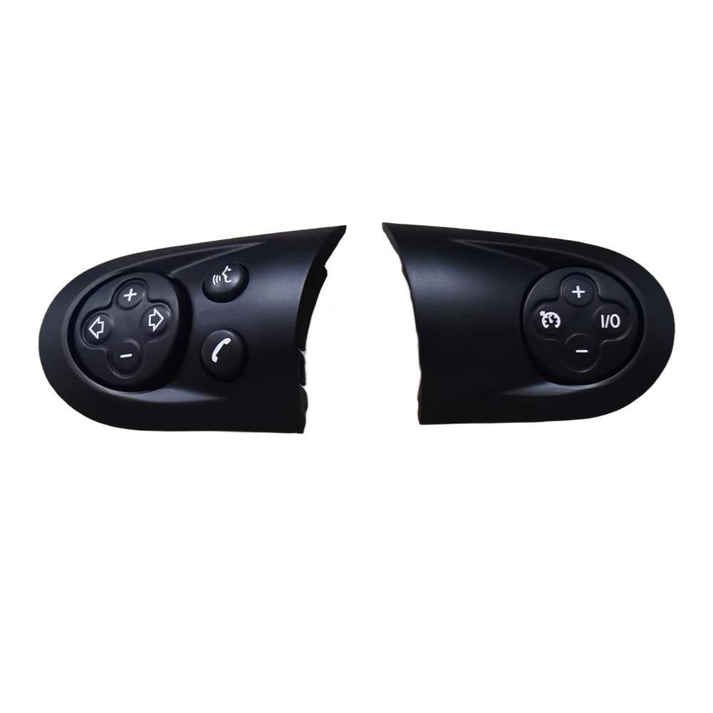 Car Steering Wheel Volume Button Cover Steering Wheel Lower Cover Trim Set For Mini Cooper R55 R56 R57 R58 R59 R60 R61