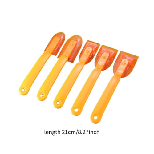 Fenteer 5-Piece Caulking Spatula Set: Seam Finishing Tool, Caulk Remover, Heavy-Duty, Professional Grade, Approx. 21cm, Reusable, Hardwearing, Multipu