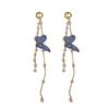 Lady Charm Butterfly Tassel Earrings for Women Fashion Earring Birthday Party Jewelry Gifts