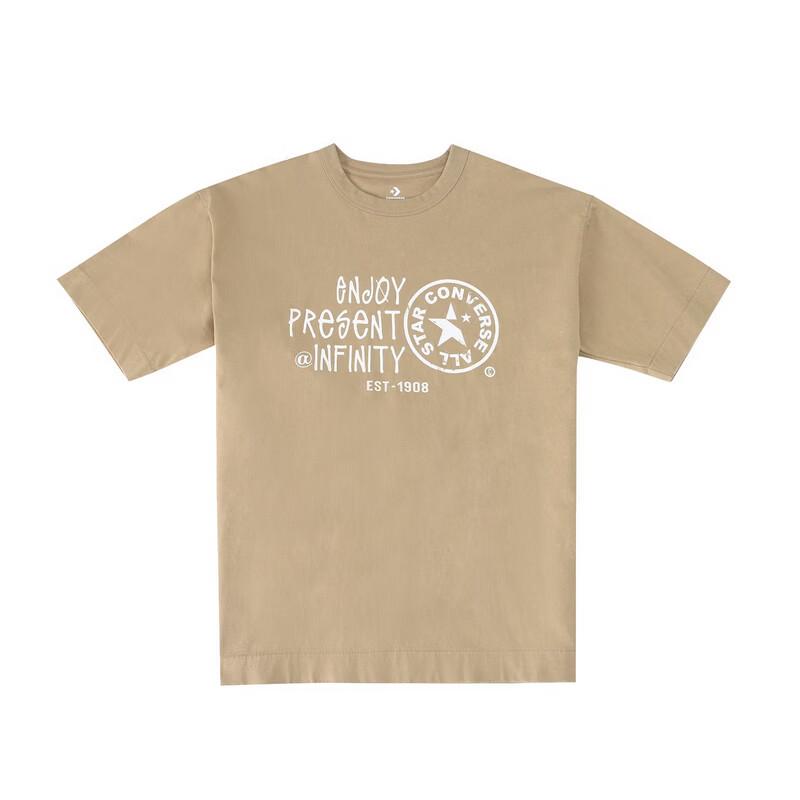 Converse Unisex Fashion Breathable Short-Sleeve T-Shirt S