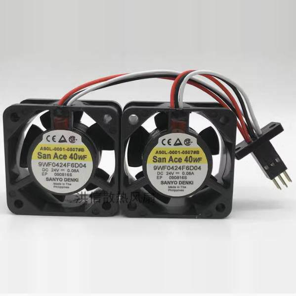 

Double Needle Head Original SANYO FANUC Fan 9WF0424F6D04 A90L-0001-0507#B Single Fan with Original Plug