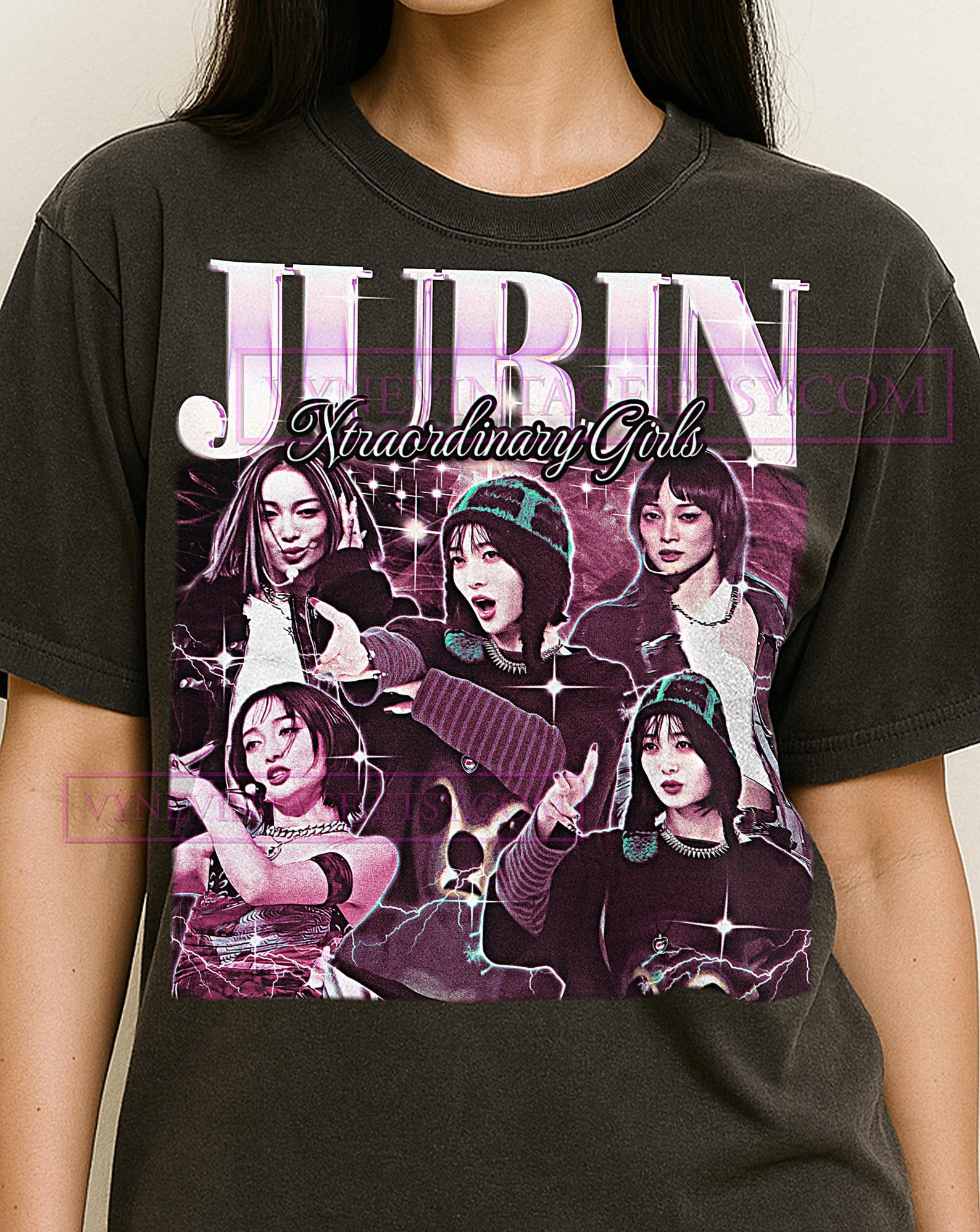 Jurin XG Shirt, 90s Vintage Retro Bootleg Jurin XG T-Shirt, K-Pop Artist Graphic Tee, Girl Group Aesthetic Fan Shirt S