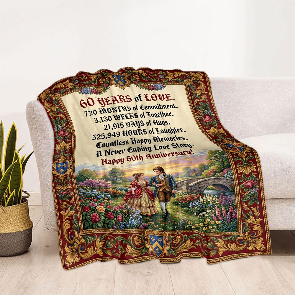Chapter 60: New Beginnings Flannel Blanket-Soft and Suitable for Sofas,Beds,Offices,Travel,All Seasons,Great Gift for Holidays and Birthdays.