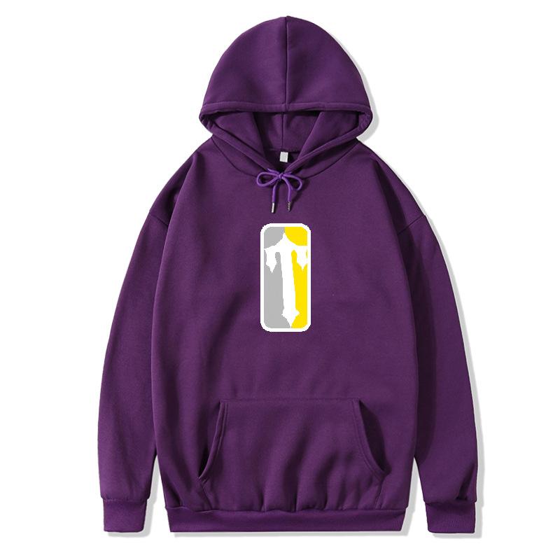 European and American Printed Hoodie Autumn and Winter Sweater Top