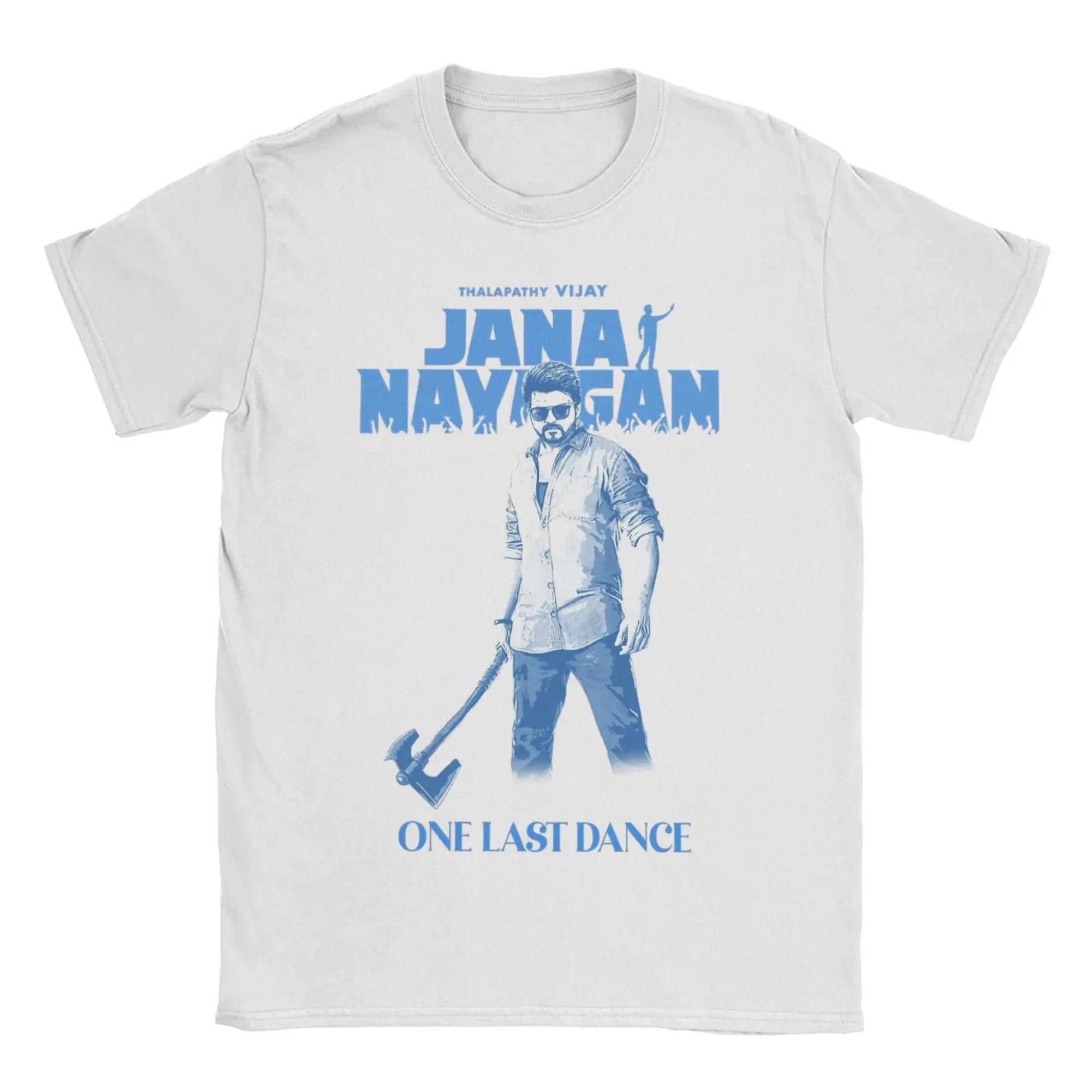 

Unisex Womens Vijay Thalapathy Jana Nayagan One Last Dance T Shirt Cotton Clothes Short Sleeve Crewneck Tees Plus Size TShirt 4XL