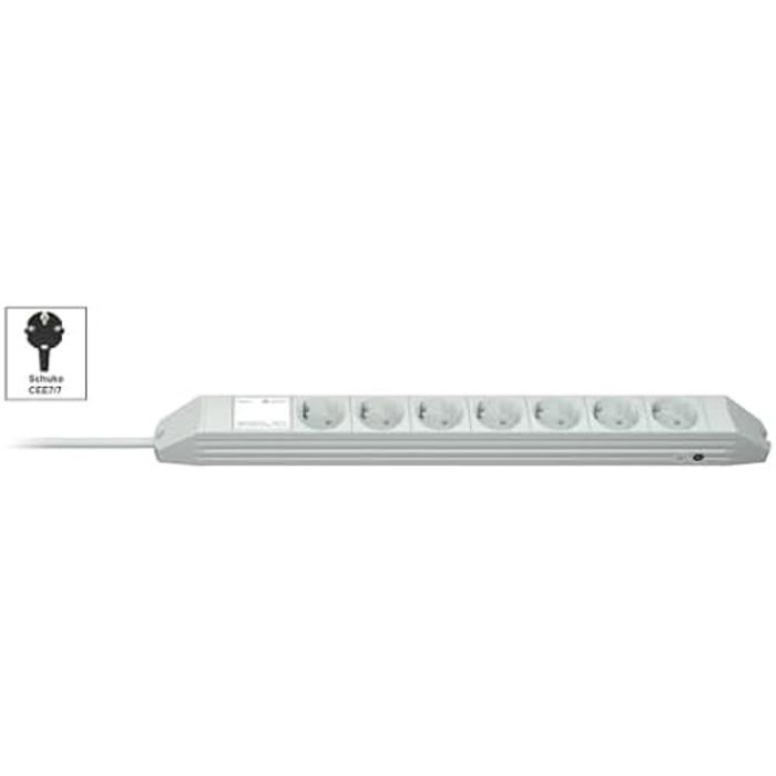 Adaptateur secteur - VERTIV - PDU Compact - 16 A - 7 Connecteurs SCHUKO - Blanc