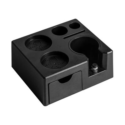 Coffee Tamper Station Coffee Portafilter Holder Tamping Station Coffee Portafilter Organizers ABS Texture for Coffee