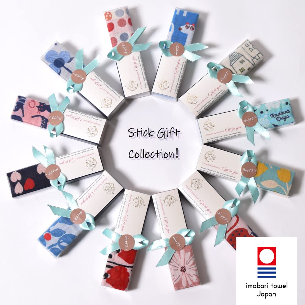 Imabari Towel Triple Gauze Handkerchief Stick Gift Made in A perfect small gift for or any This classic gift is perfect for return White or any and