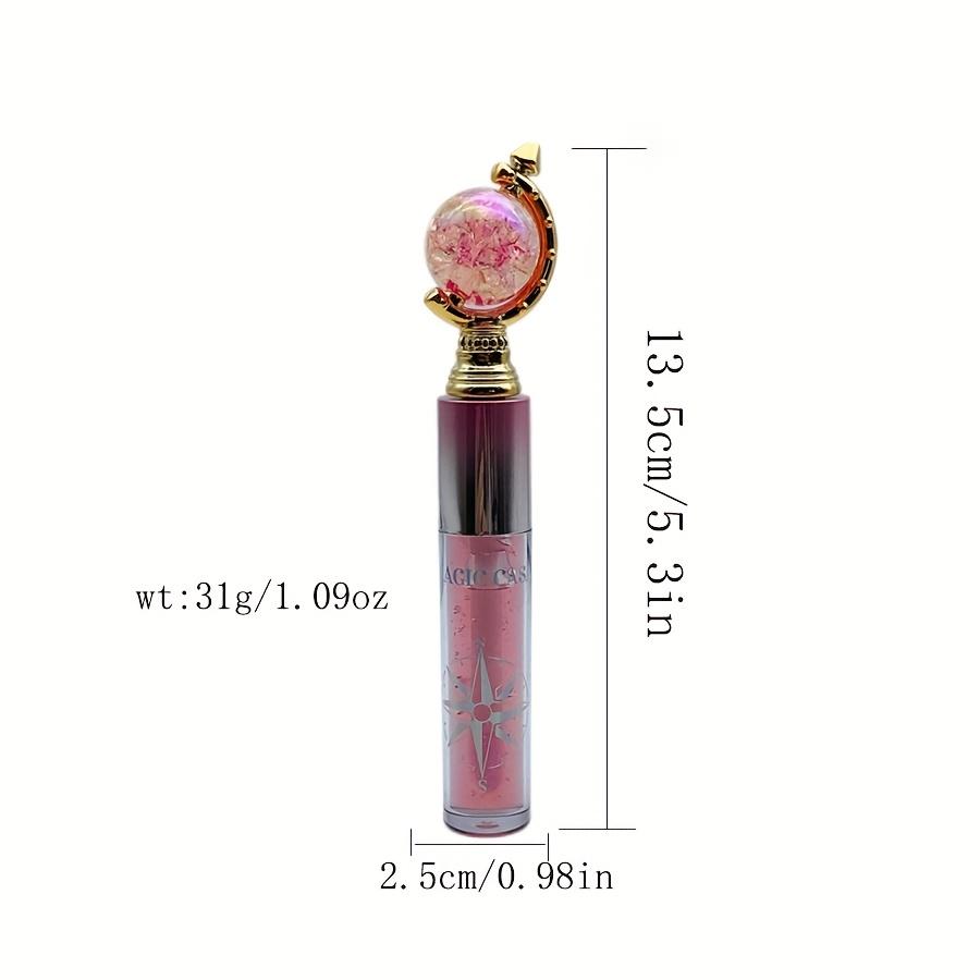 Hydrating Lip Gloss Long-Lasting and Non-Staining Glass Lipstick with Earth Design, Glossy Finish Beauty Essentials Glossy Finish Lipstick
