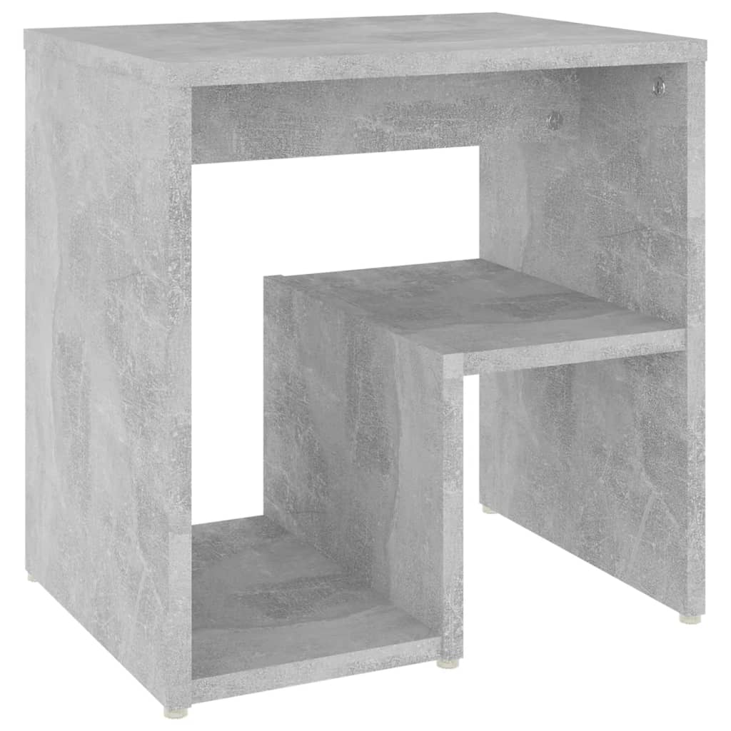 Nightstands 2 pcs Concrete Grey 40 x 30 x 40 cm Particleboard
