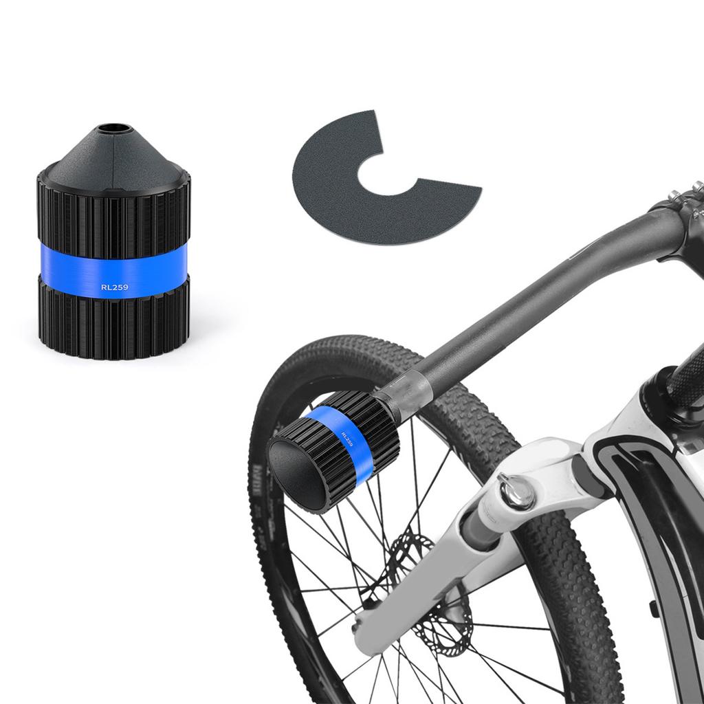 Bicycles Tube End Deburring Tool with Sandpaper Bike Deburring Reamer Tubing Chamfer Tool Front Fork Tube Grinding Tool