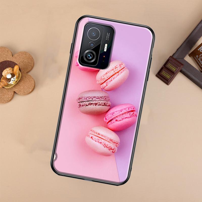 

Macarons Cake Dessert Cute Case For Xiaomi POCO X7 X6 X5 X3 Pro F3 F5 F6 M6 Pro 13 14 Ultra 11T 12T 13T 14T Pro Cover Mi 12 Pro