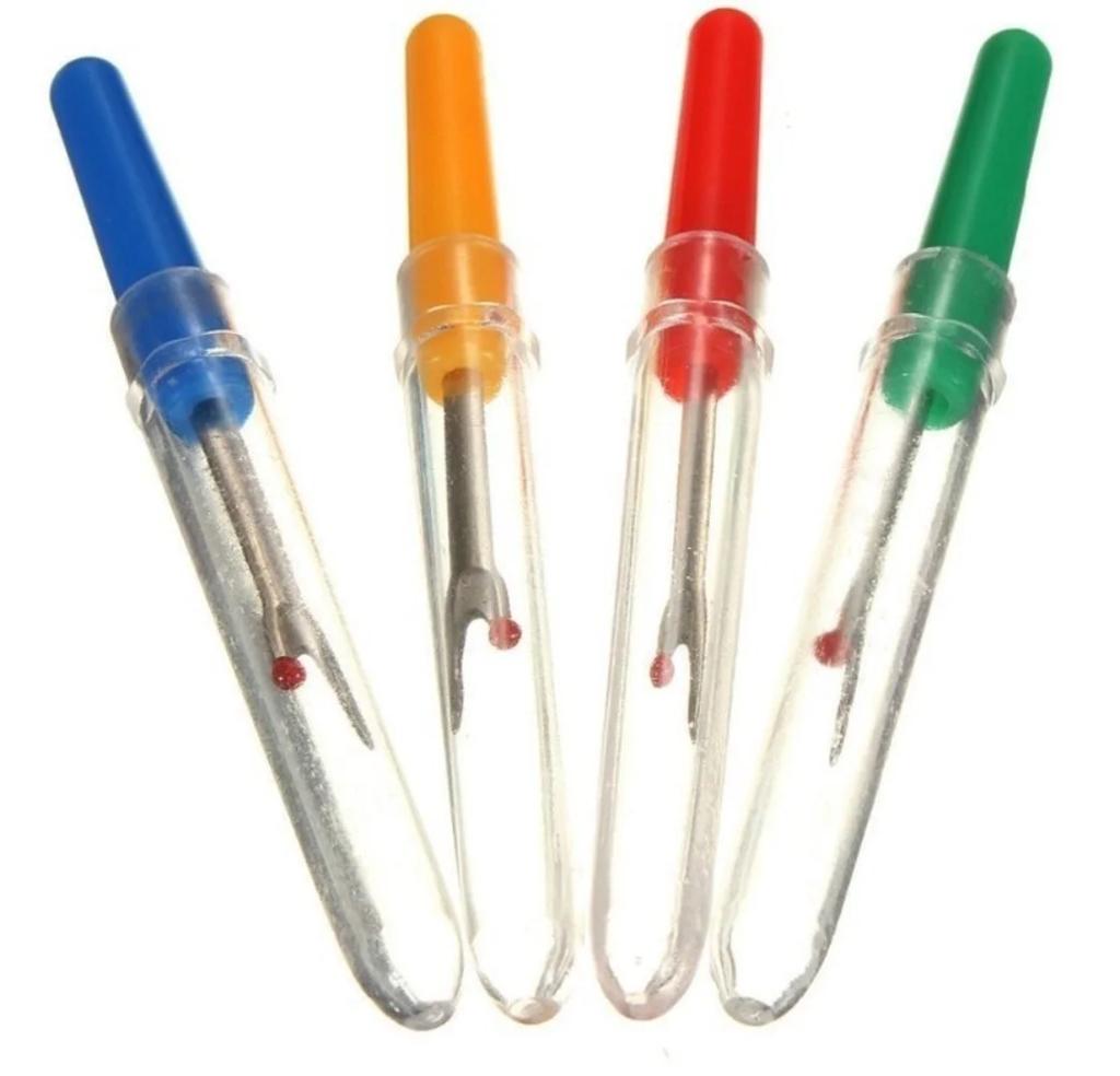 4pcs X Plastic Handle Seam Stitch Ripper Unpicker Thread Cutter Sewing Tool