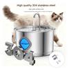 Battery Operated Pet Water Fountains Large Capacity Cats Water Dispenser for Home and Outdoor Activity