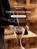 Luxury Crystal Wine Decanter with Fast Oxygenation and Filtration