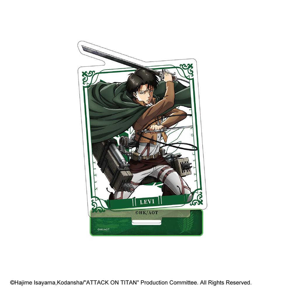 Attack on Titan Acrylic Character Standee - Levi, Mikasa, Eren In-Stock