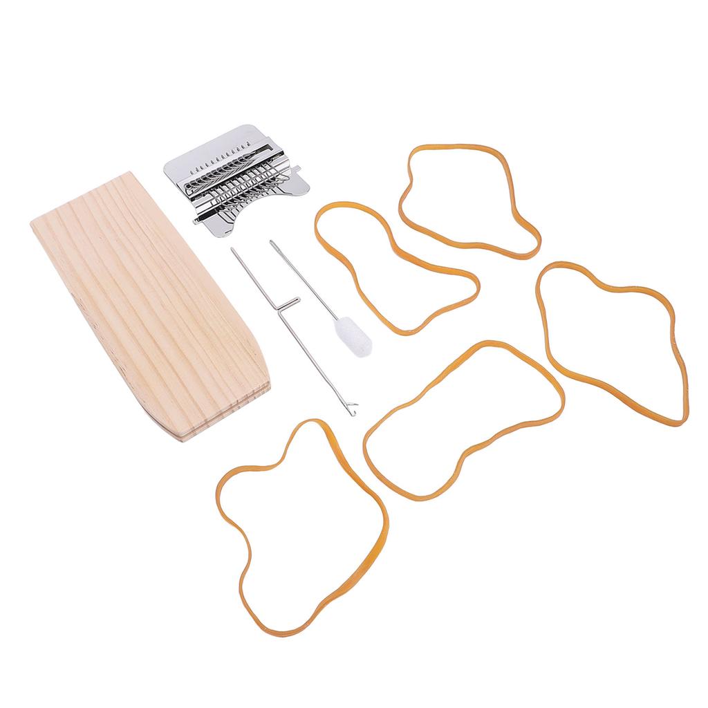 Hook Darning Machine Wooden Darning Machine Socks Clothes Weaving Machine for DIY Repairing Jeans