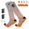 Winter Heated Socks Rechargeable Heating Socks for USB 5000mah Heated Socks Warmth Outdoor Heated Boots Snowmobile Winter Ski