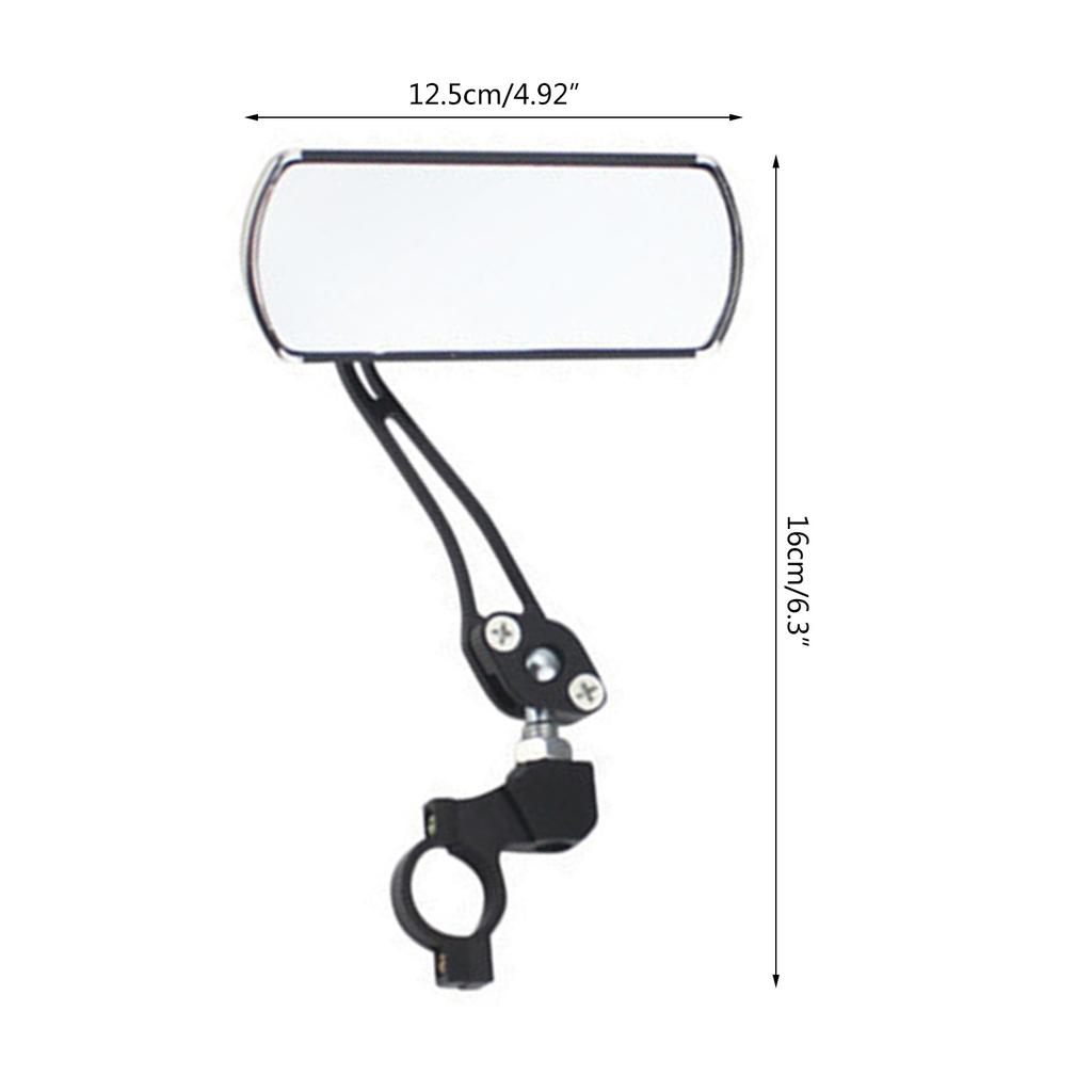 Handlebar Bike Mirror Bicycles Cycling Rear View Mirrors 360 Degree Adjustable Rotatable Handlebar Mounted Bike Mirror