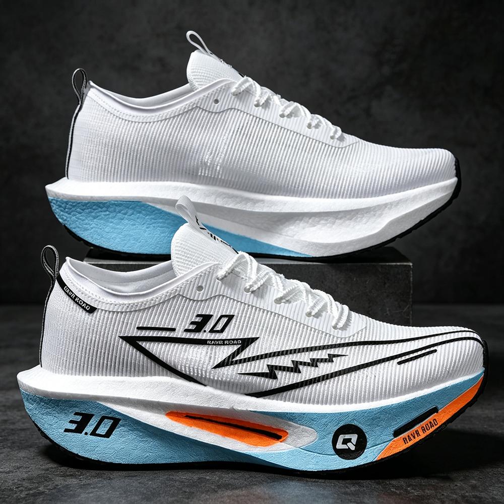 Herren Laufschuhe Carbonplatte Marathon Sport Spezialität Atmungsaktiv Leichtgewicht Damen Athletische Rutschfeste Sneaker