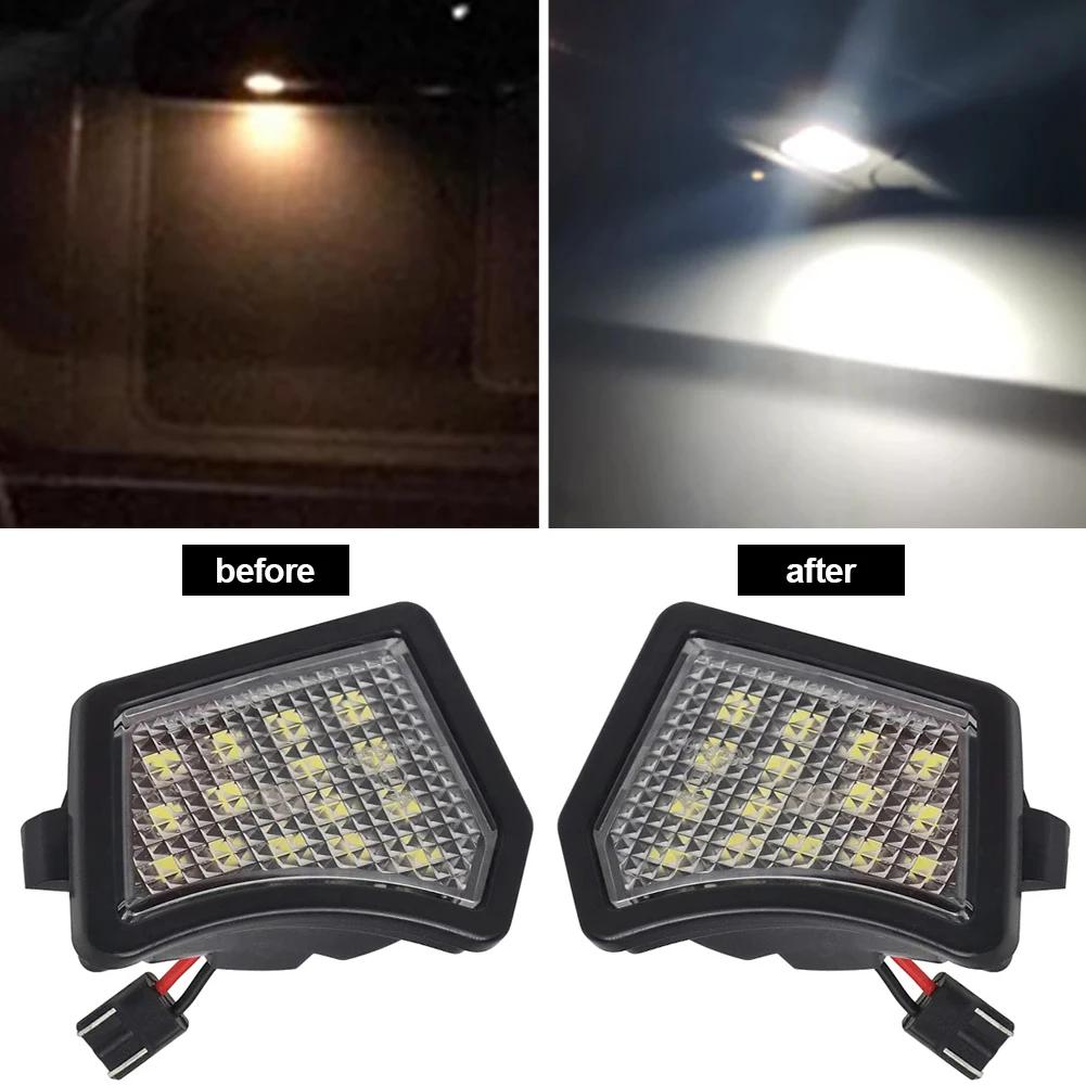 2Pcs LED Front Under Mirror Lamp Puddle Light For Volvo V40 V50 C30 C70 S40 S60 S80 V50 V70 XC70 XC90 Jaguar XJ XF XK/XKR XE