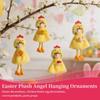 Cute Design Hanging Ornaments Yellow Chicken Tree Pendant Easter Dolls  Home Decor