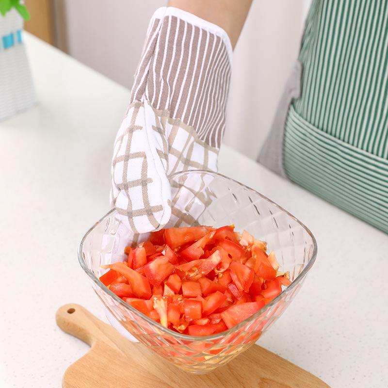 1pc Insulation Gloves, Thickened Microwave Oven, Baking, Barbecue, High-Temperature Resistant Kitchen, Heat Resistant Oven,