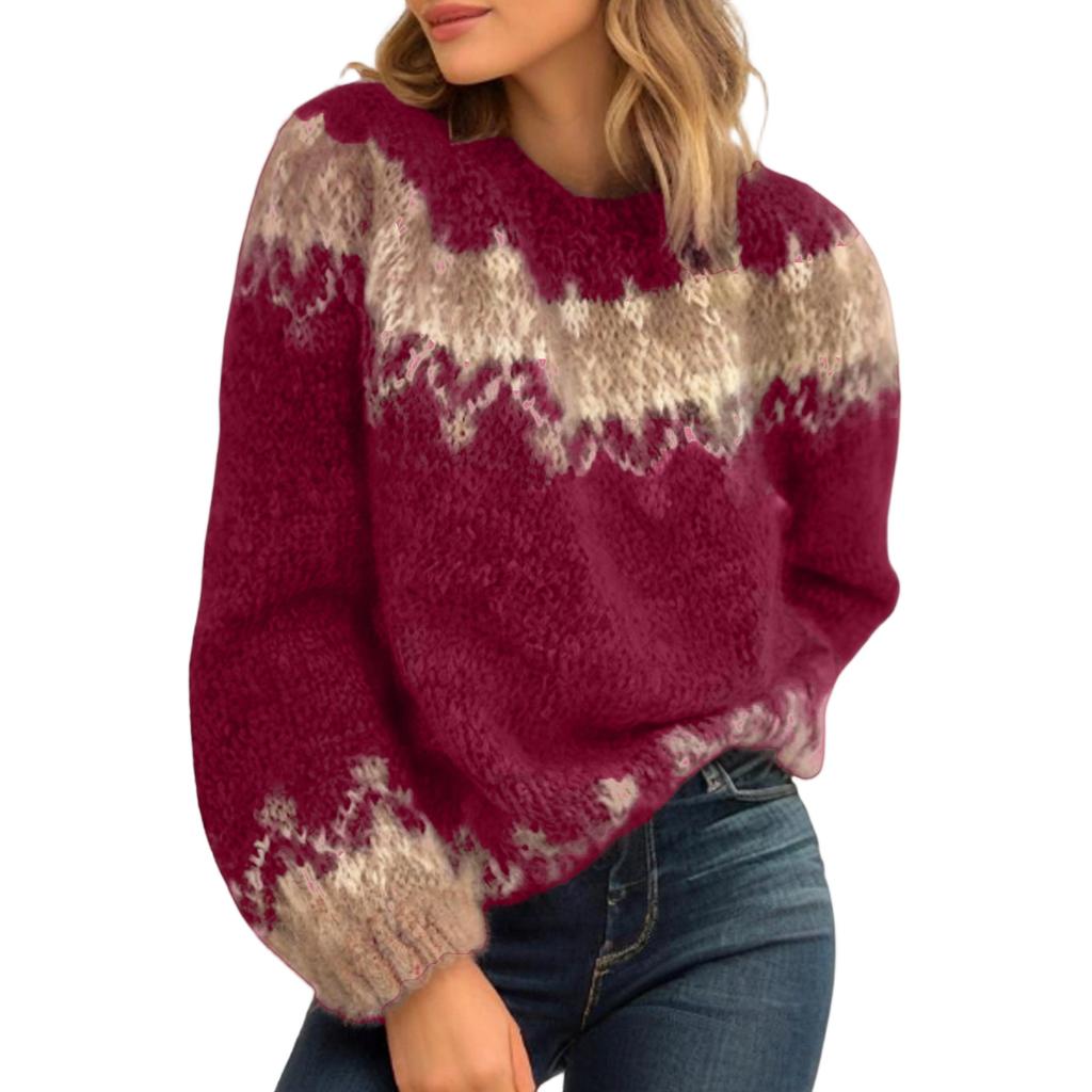 Women's Winter Casual Loose Mohair Chunky Knit Sweater