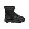 UGG Comfortable Sheepskin Zip Short Boots Women boots Black 1106272-BLK