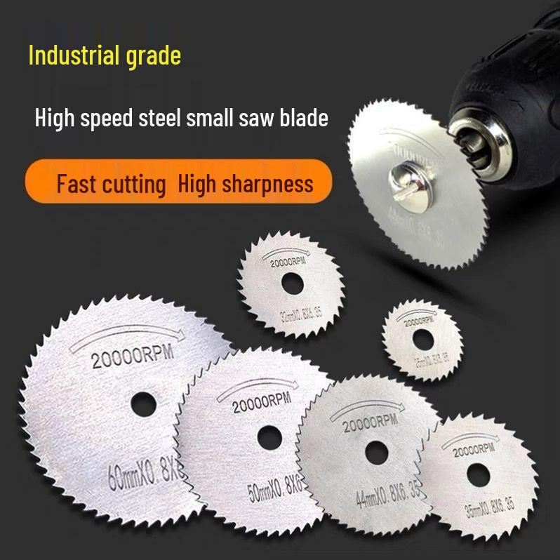 High-Speed Steel Mini Saw Blade Set: Ultra-Thin Circular Cutting Discs for Wood, Aluminum, Metal, and Electric Drills