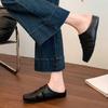 Fashion Women Flats Slippers Square Toe Mules Shoes Fashion New Sandals Elegant 2025  Summer Slingback Sneakers Woman Flip Flops Slides