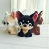 Soft Stuffed Animals Chihuahua Plush Toy Puppy Pet Stuffed Chihuahua Doll Realistic Kawaii Plush Chihuahua Kids Toy