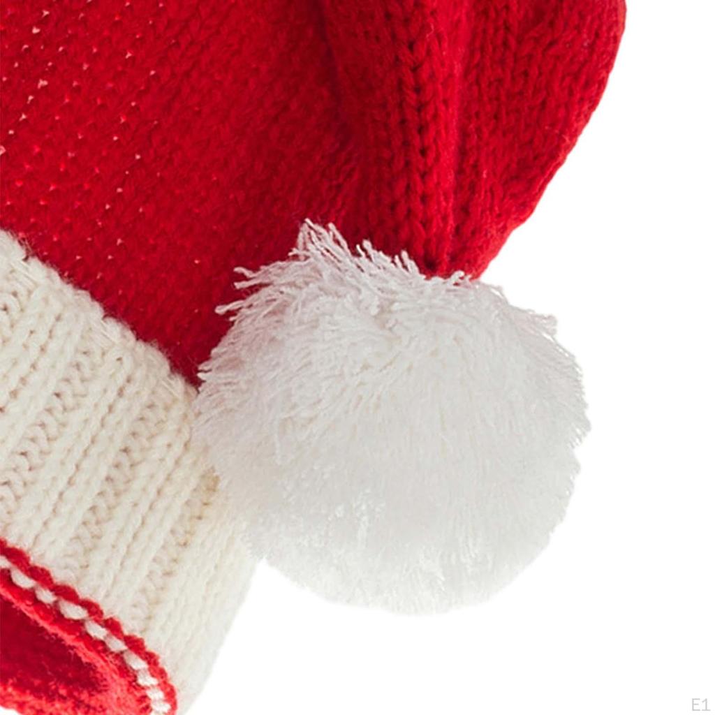 Christmas Hat Cap Warm Photo Props, Costume Accessories Santa for Holiday,