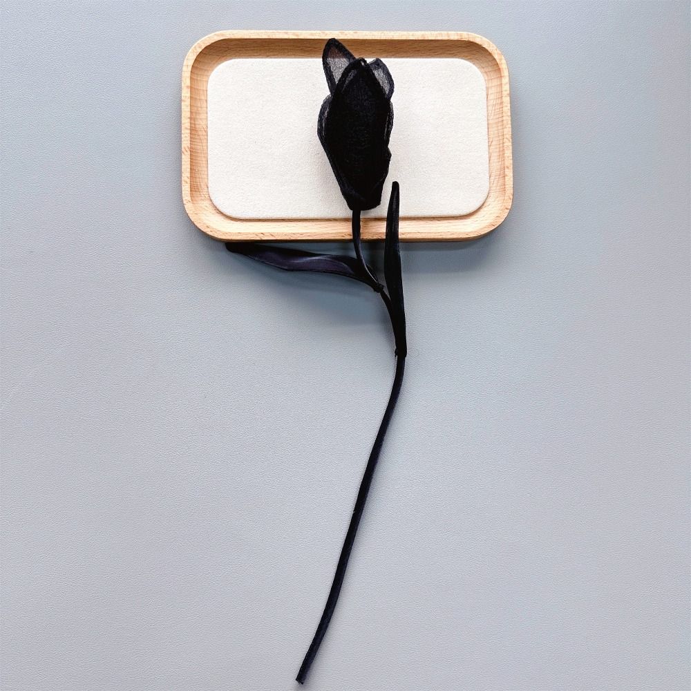 2pcs 3D Clothing Patches Handmade Clothing Applique Magnolia Flower Appliques  Dressmaking