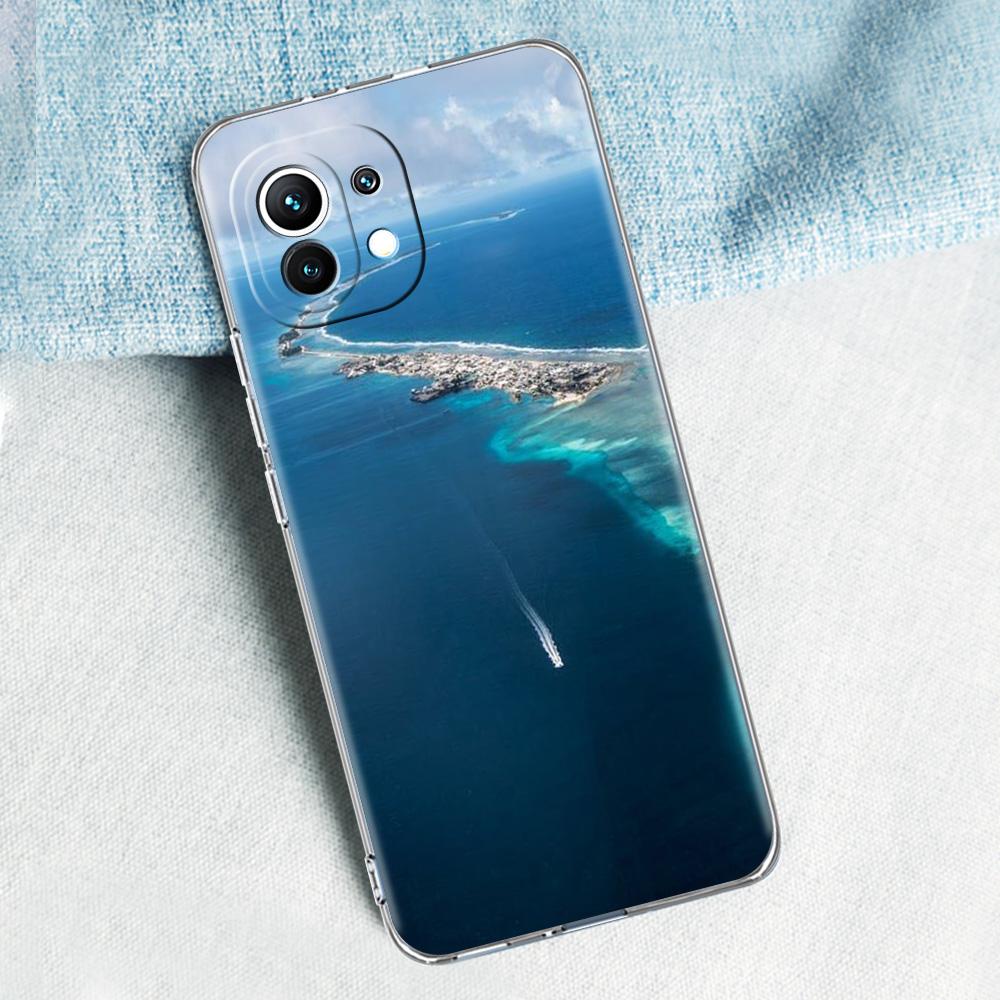 Phone Case For Xiaomi Mi 15 14 13 12 11 Lite 15T 13T 12T Pro Poco X7 X6 X5 Pro 5G X3 NFC F7 F6 F5 Cover Marshall Islands Flag