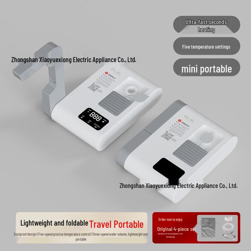 Compact Travel Kettle: Quick 3-Second Hot Water Dispenser with Smart Pump for Business Trips