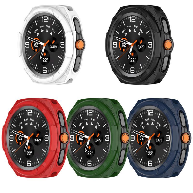 TPU Protective Case Anti-Scratch Hollow Watch Bezel Soft Screen Protector for Samsung Galaxy Watch 8 Classic/Galaxy Watch Ultra2