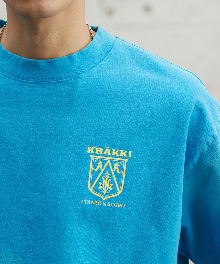 Keulaeki [Unisex] Flag Logo Tee_Blue [Kr265Put431]