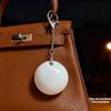 Heart-Shaped LED Keychain Pendant: Touch To Illuminate Backpack Light