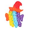 Silicone Sensory Fidget Toy Pumpkin Shape Desktop Stress Relief Pop It Bubble Popping Game Educational Tool for Concentration and Anxiety Reduction