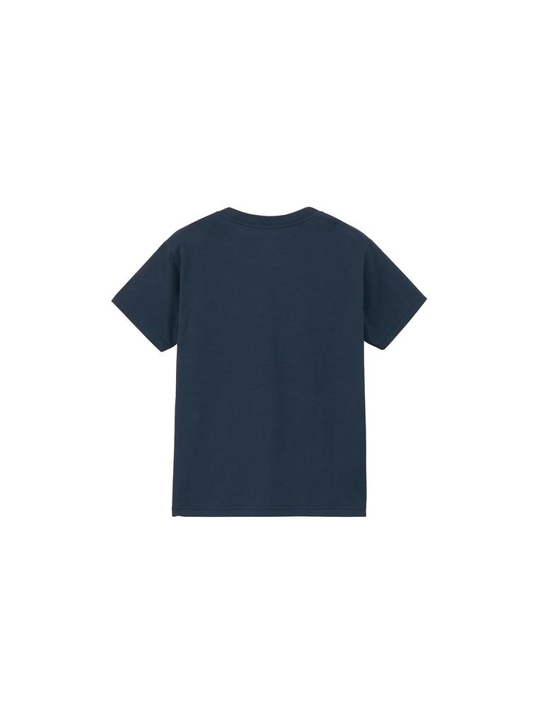 The North Face Small Box Logo Urban Size Short Sleeve Cut and Sew Tee, Navy, 150, T-Shirt
