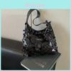 Sparkling Sequin Tote Bag For Women With Zipper Closure And Inner Phone Pocket For Casual Day Use