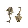 Brass Marine Fish Bowmouth Guitarfish Metal Figurine Vintage Home Decor Desk Decoration Rhina Ancylostoma Solid Copper Material
