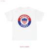 America First Vintage T Shirt Patriotic Flag Shield Design Vintage Casual Soft Breathable Homme Stretched