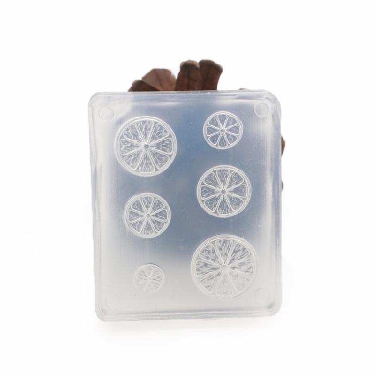 Creative Epoxy Resin Mould Lemon Slices Shape Silicone Mold for DIY Resin Crafts