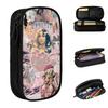 Cute Melanie Martinez Pencil Cases Music Singer Pencilcases Pen Box for Girl Boy Bag Students School Zipper Accessories