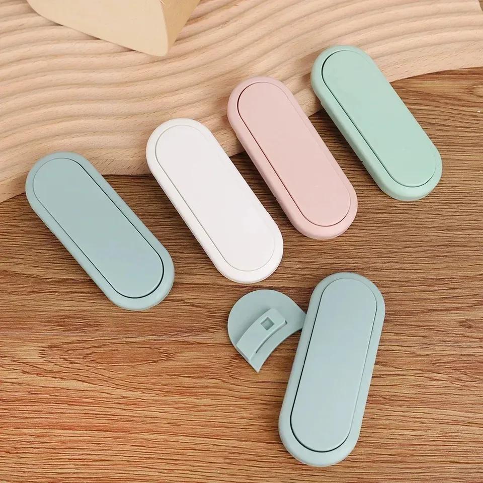 1pcs Children's Drawer Safety Latch Cabinet Door Protection Baby Anti Pinch Hand Invisible Lock Opposite Door Wardrobe Lock